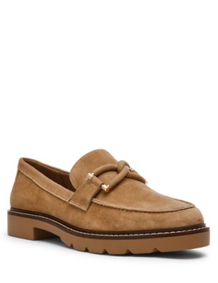 Anne Klein Women's Ellison Loafer, Sand, 8M