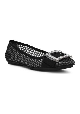 Anne Klein Women's Adelaide Flats, Black, 8.5M