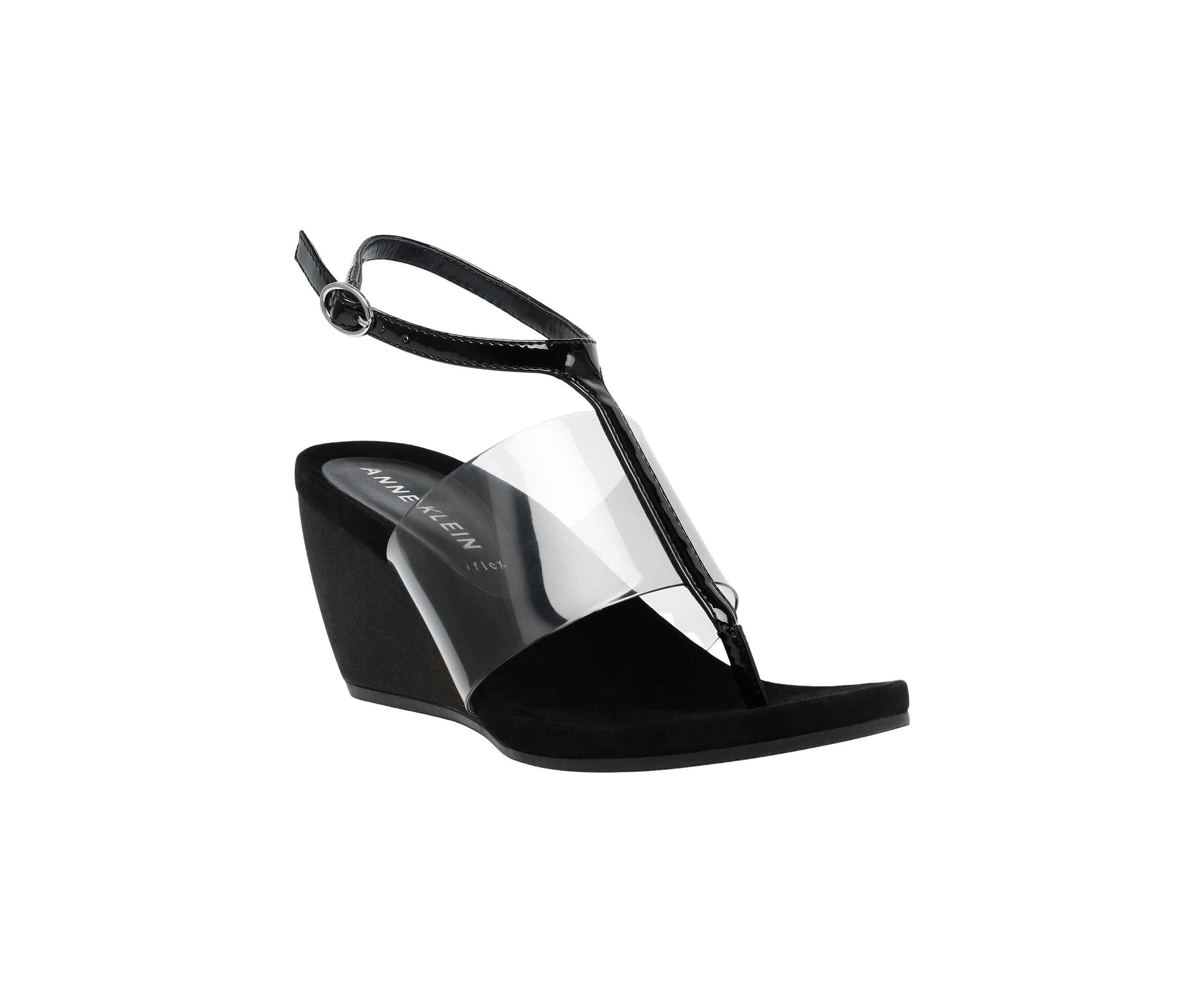 Ikari Lucite Wedge Sandals