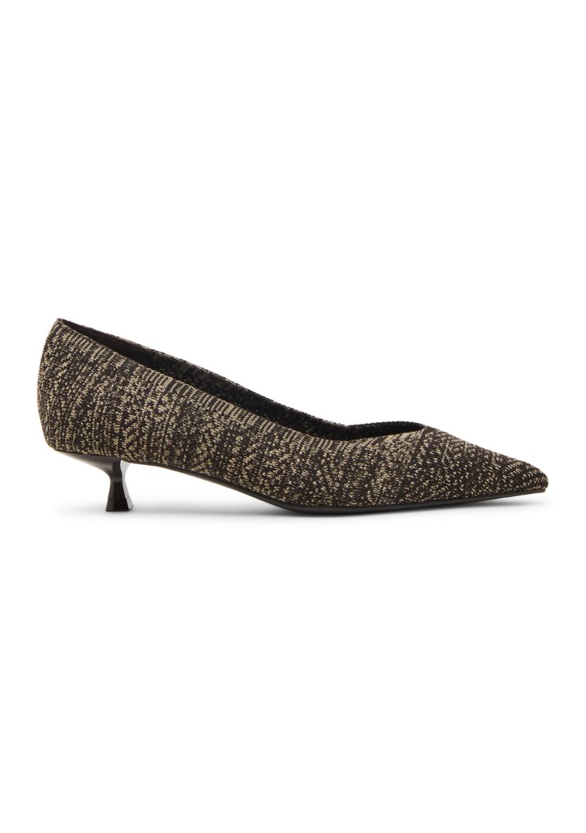 Janette-Knit Low Classic Heels