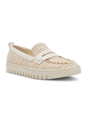 Anne Klein Women's Kinetic Loafers, Beige, 9.5M