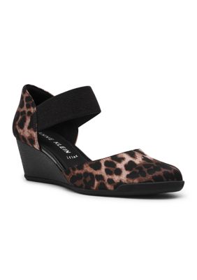 Anne Klein Women's Tiffany Stretch Wedge Heels