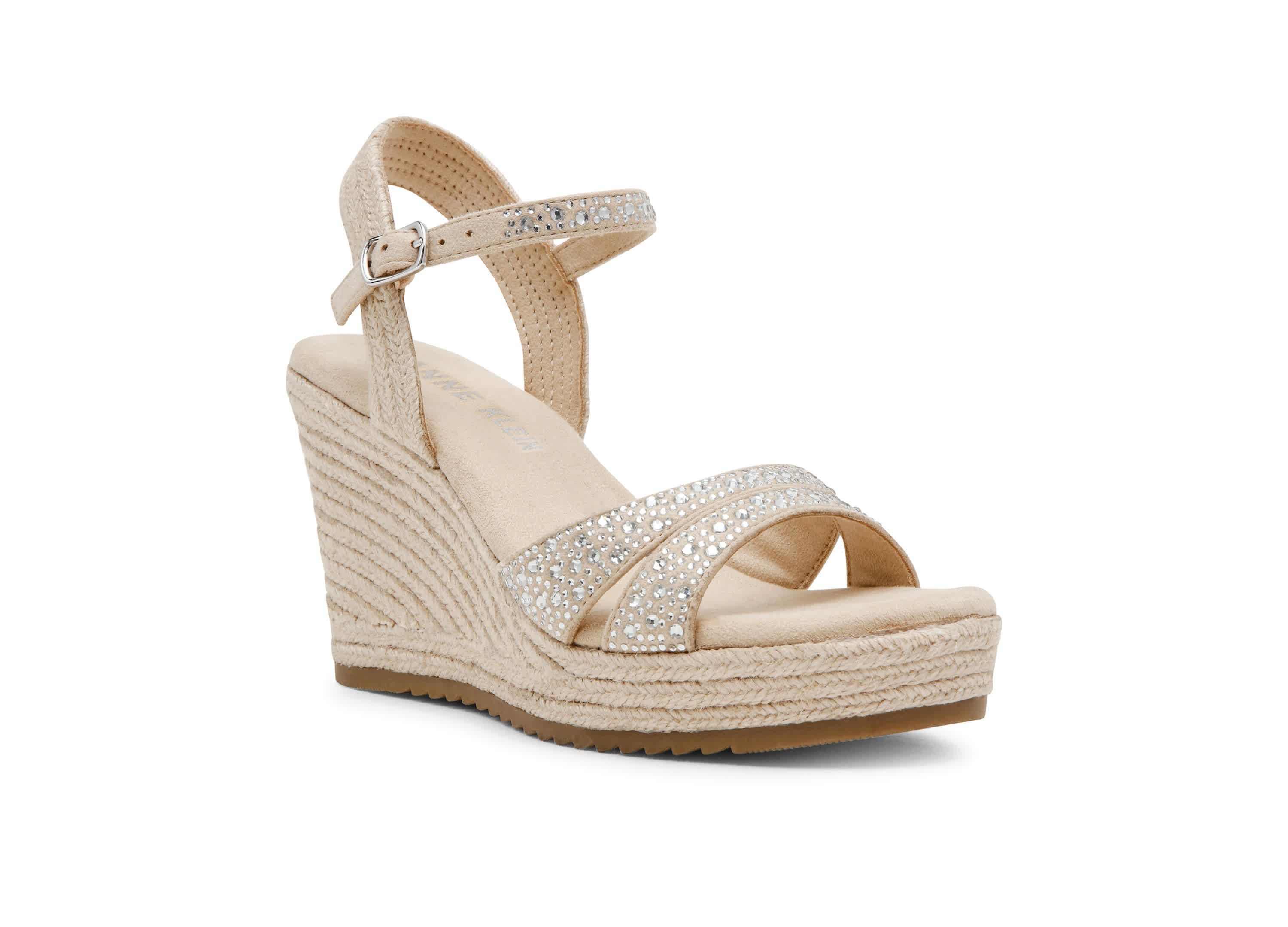 Weekend Crystal Espadrille Wedge