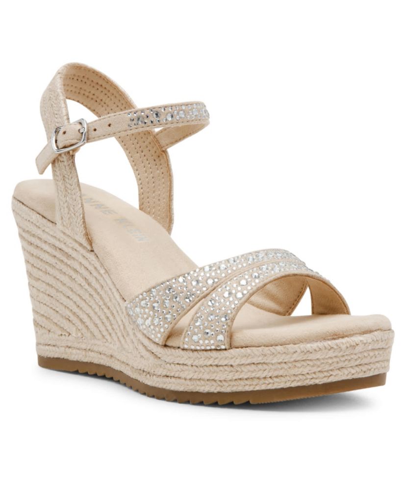 Weekend Crystal Espadrille Wedge