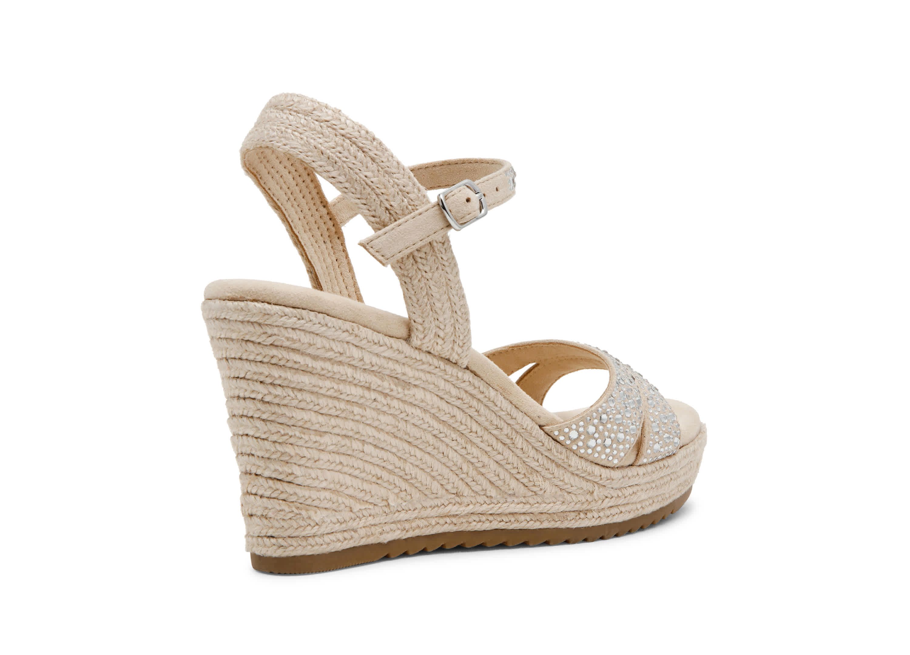 Weekend Crystal Espadrille Wedge