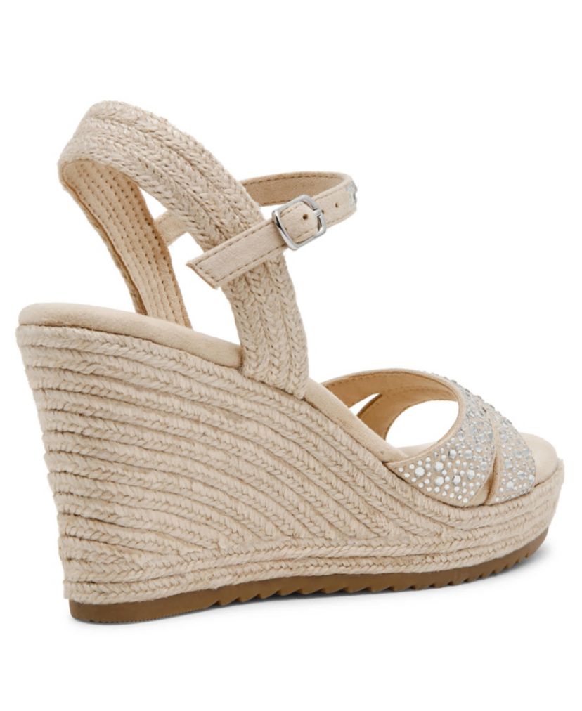 Weekend Crystal Espadrille Wedge