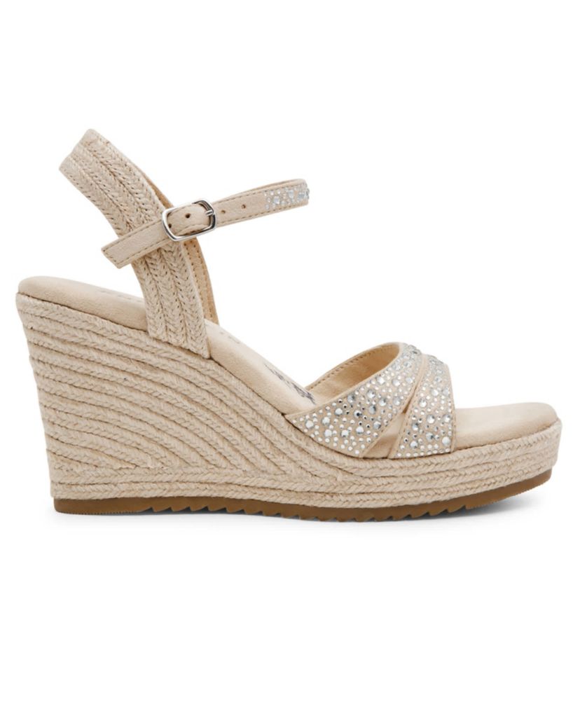 Weekend Crystal Espadrille Wedge