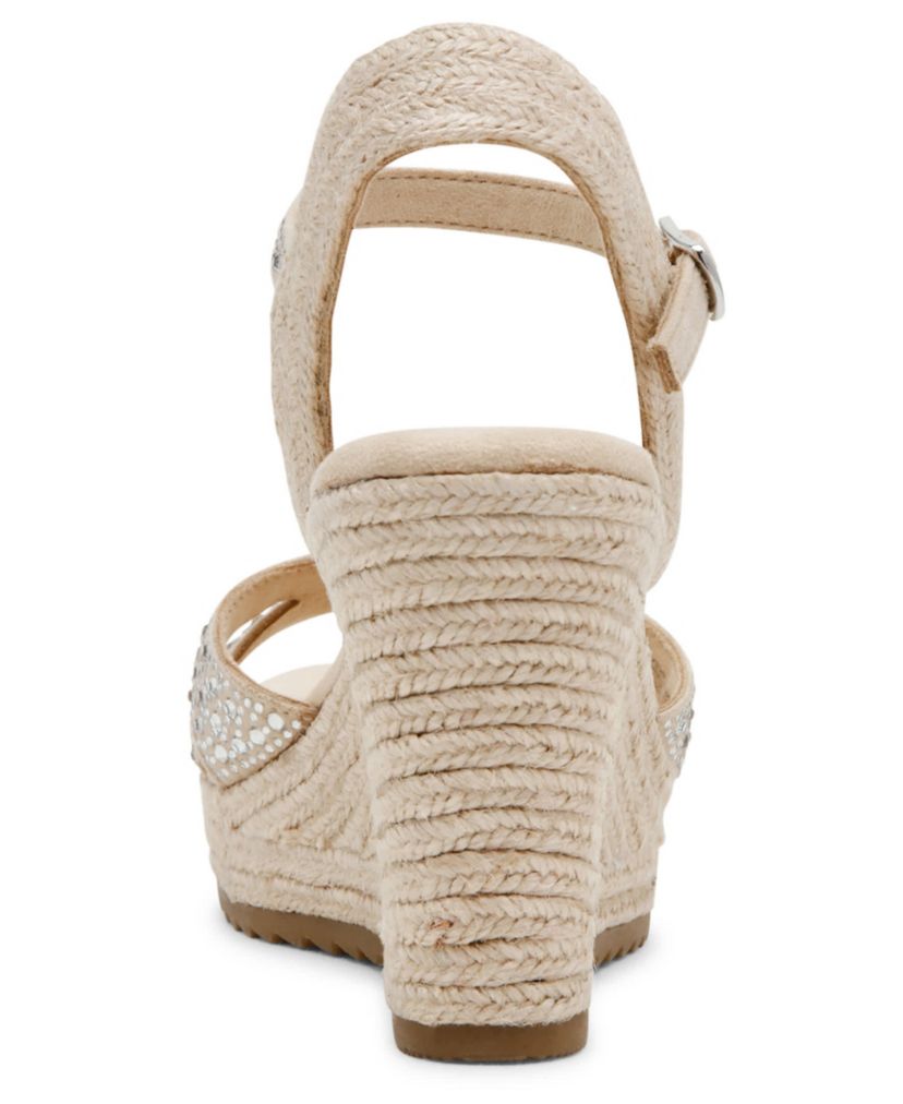 Weekend Crystal Espadrille Wedge