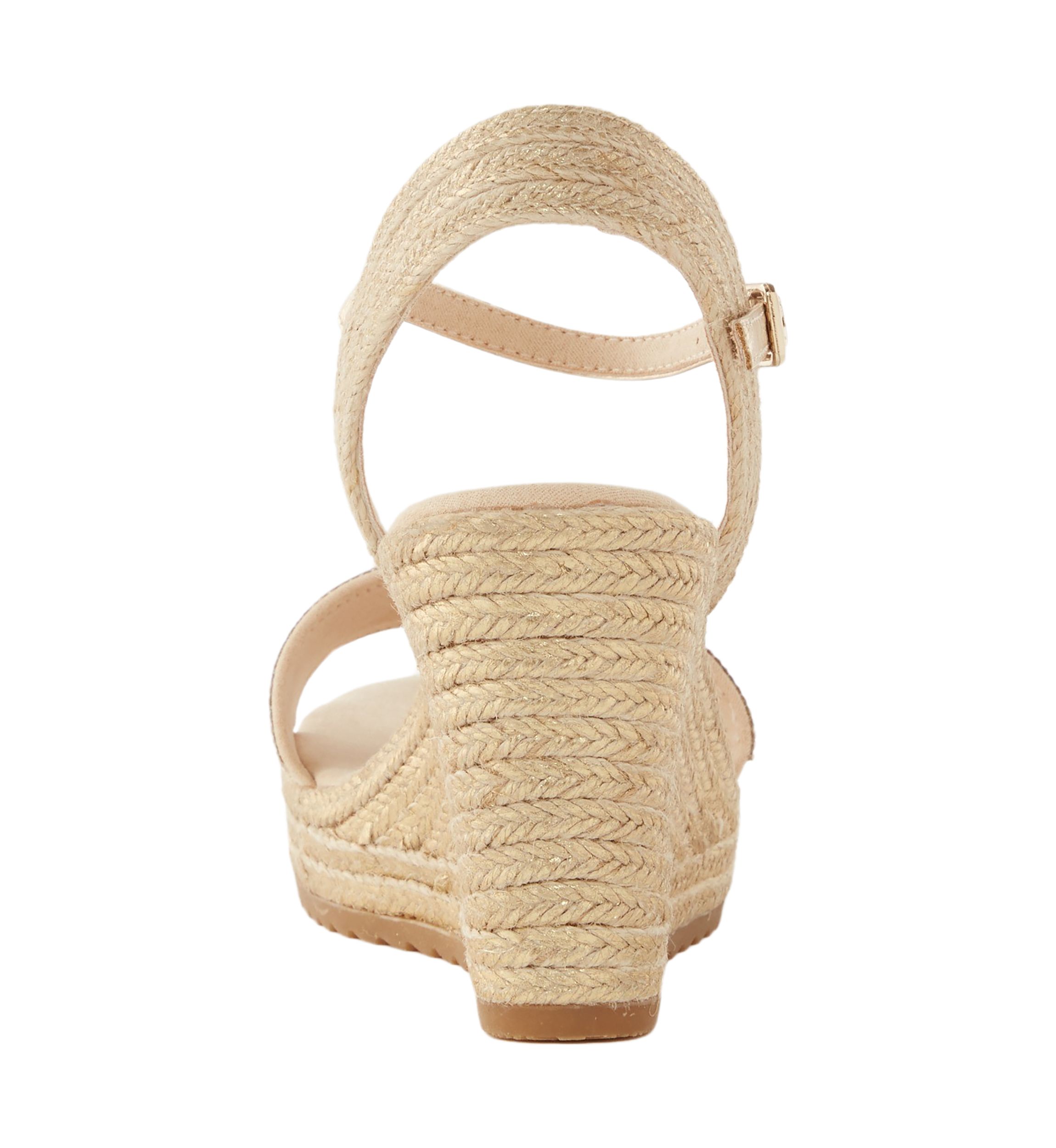 Wella Rhinestone Wedge Sandals