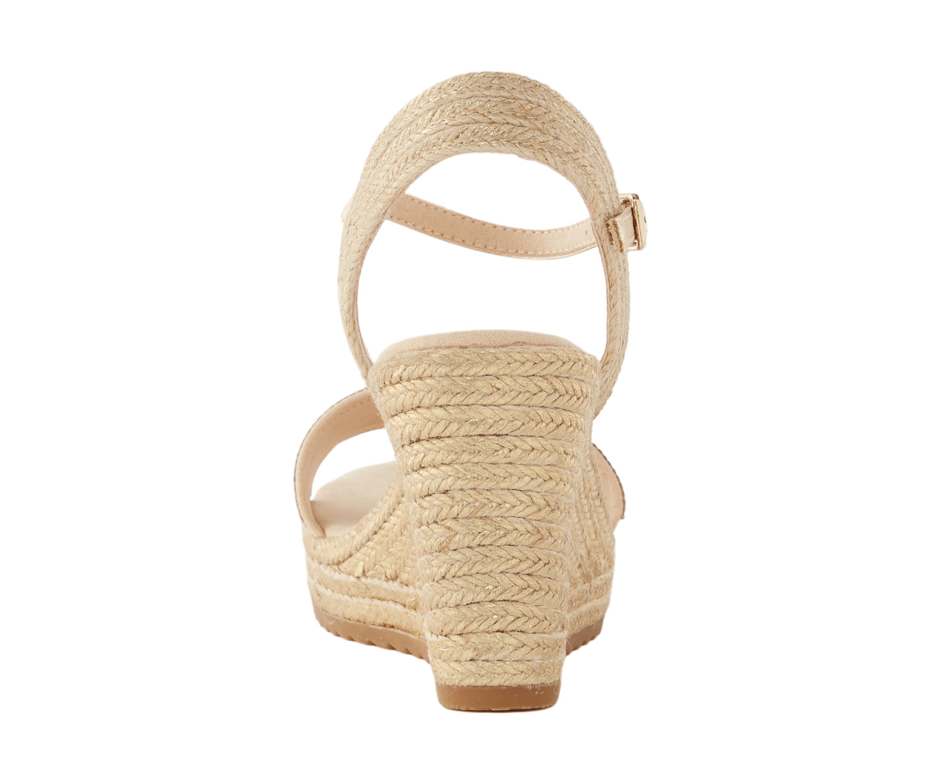 Wella Rhinestone Wedge Sandals