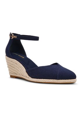 Anne Klein Women's Wilmot Heels, Navy Blue, 10M