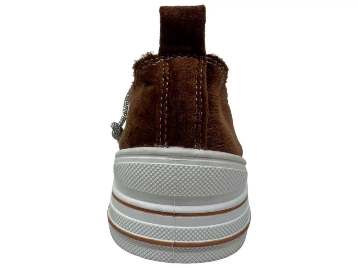 Aman Prints Womens Slip-on Glitter Laced Sneaker in a Beautiful Lush Velvet Fabric