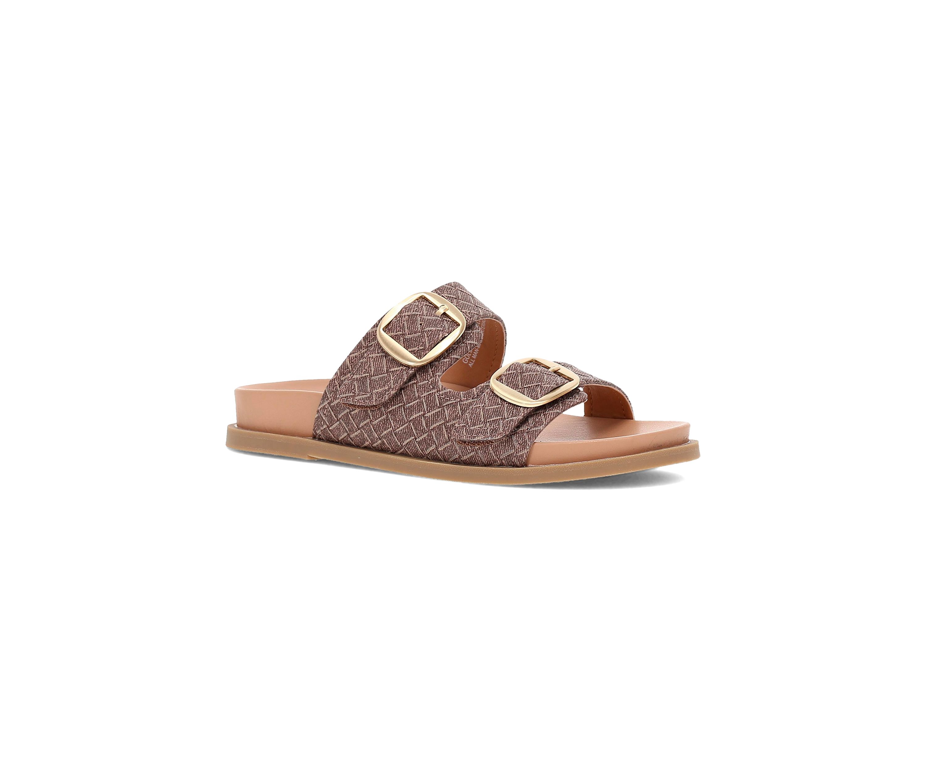 Golden Footbed Sandals