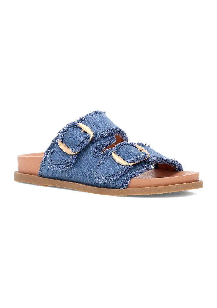 Golden Footbed Sandals
