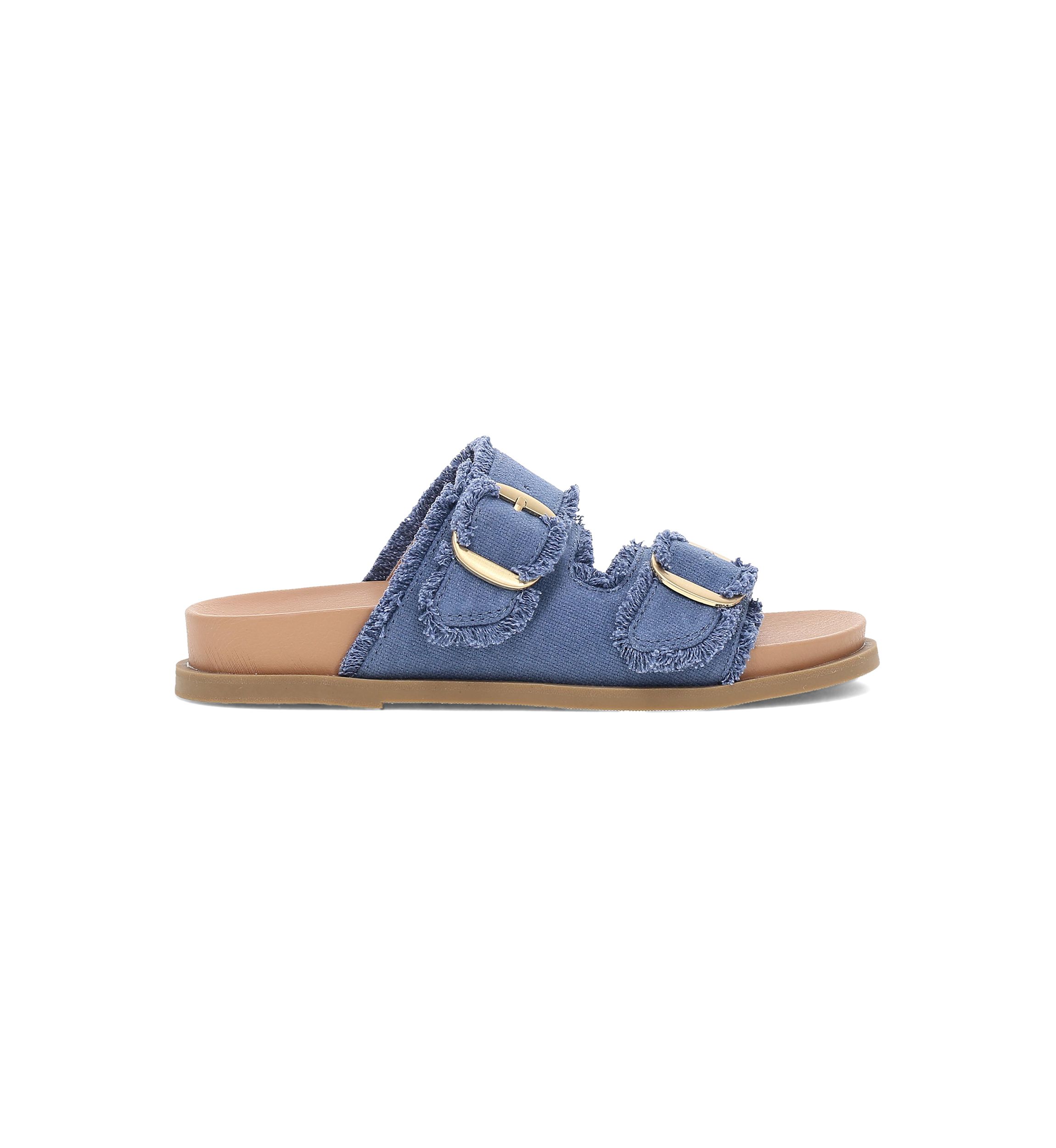 Golden Footbed Sandals
