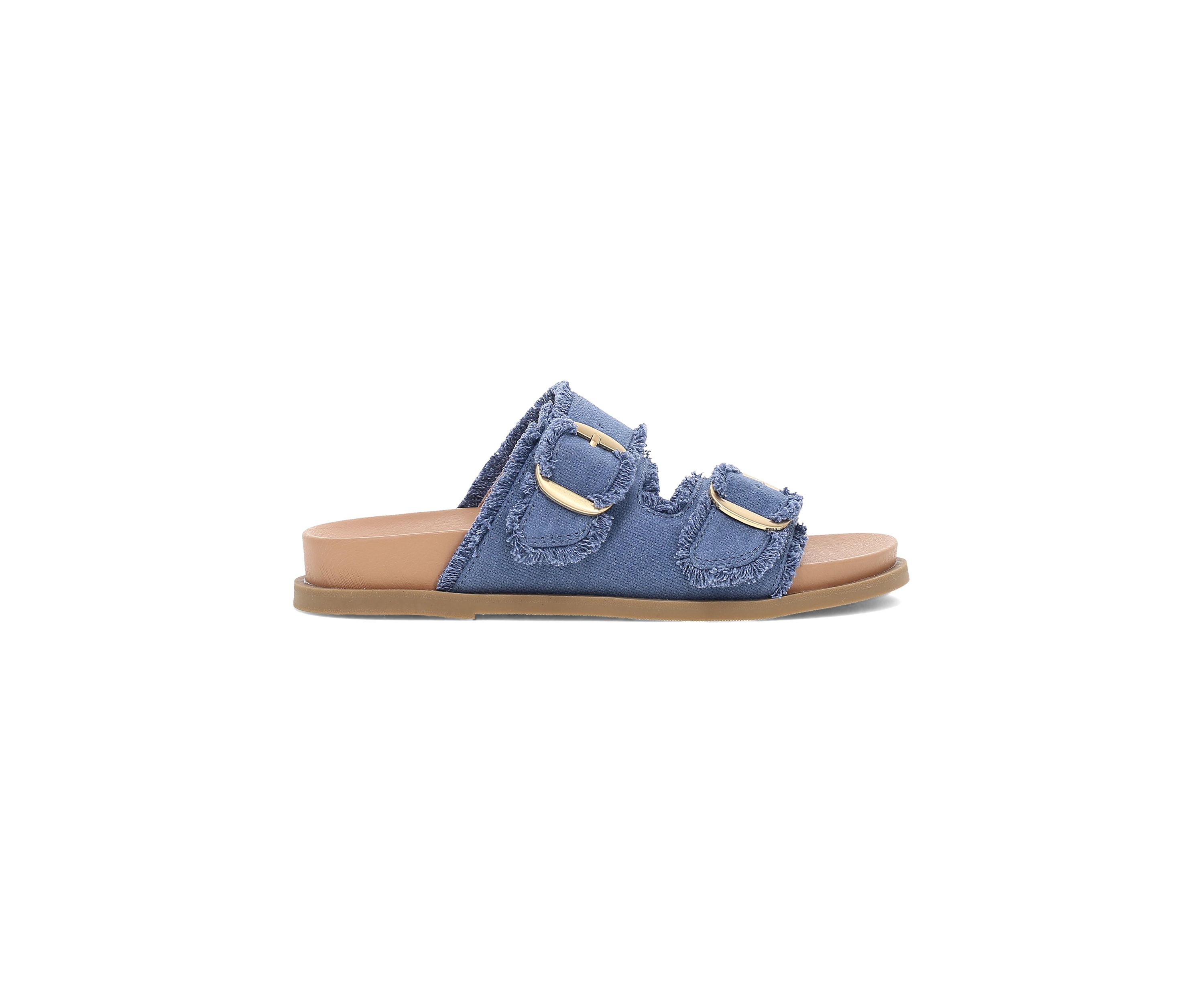 Golden Footbed Sandals