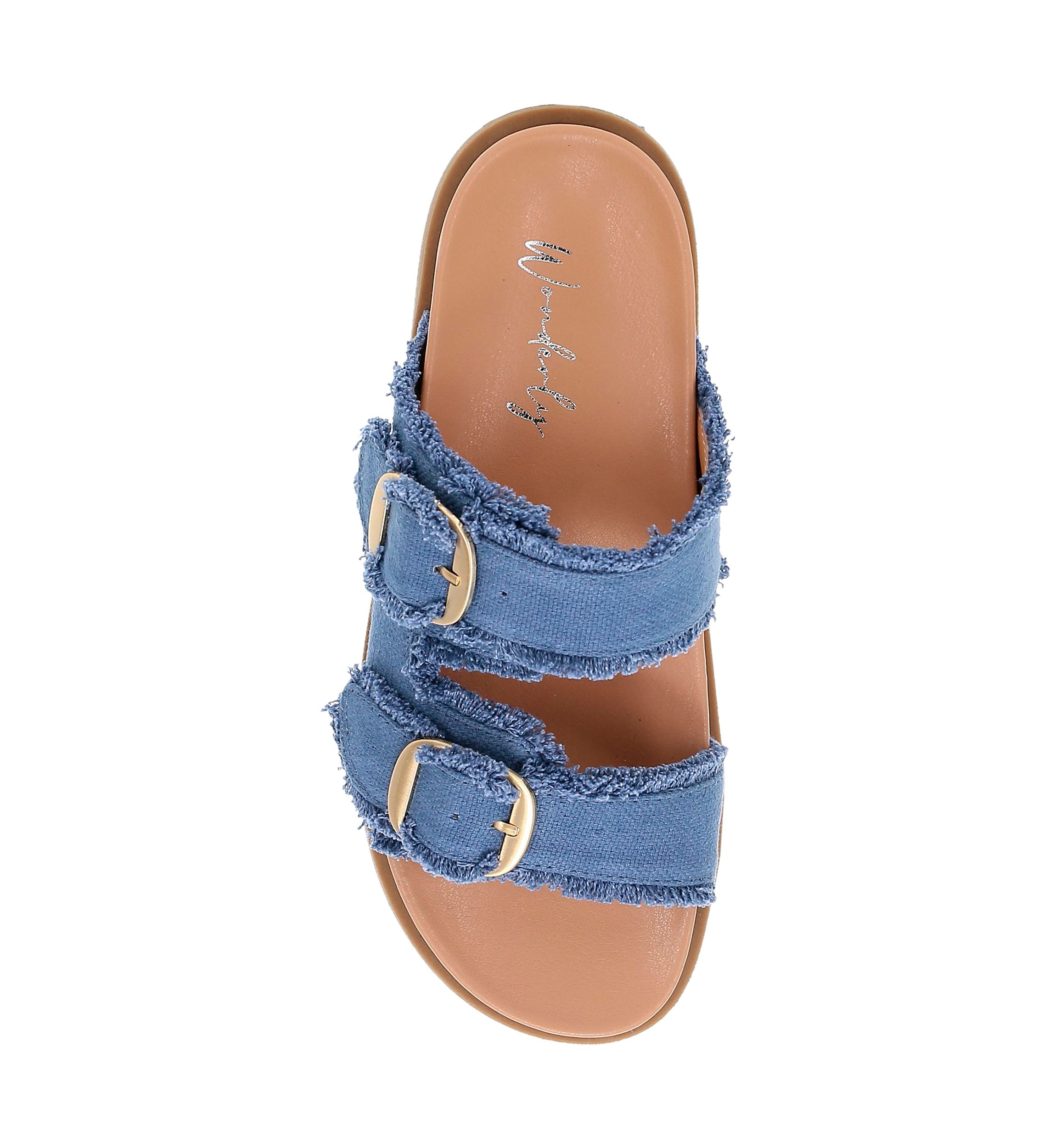 Golden Footbed Sandals