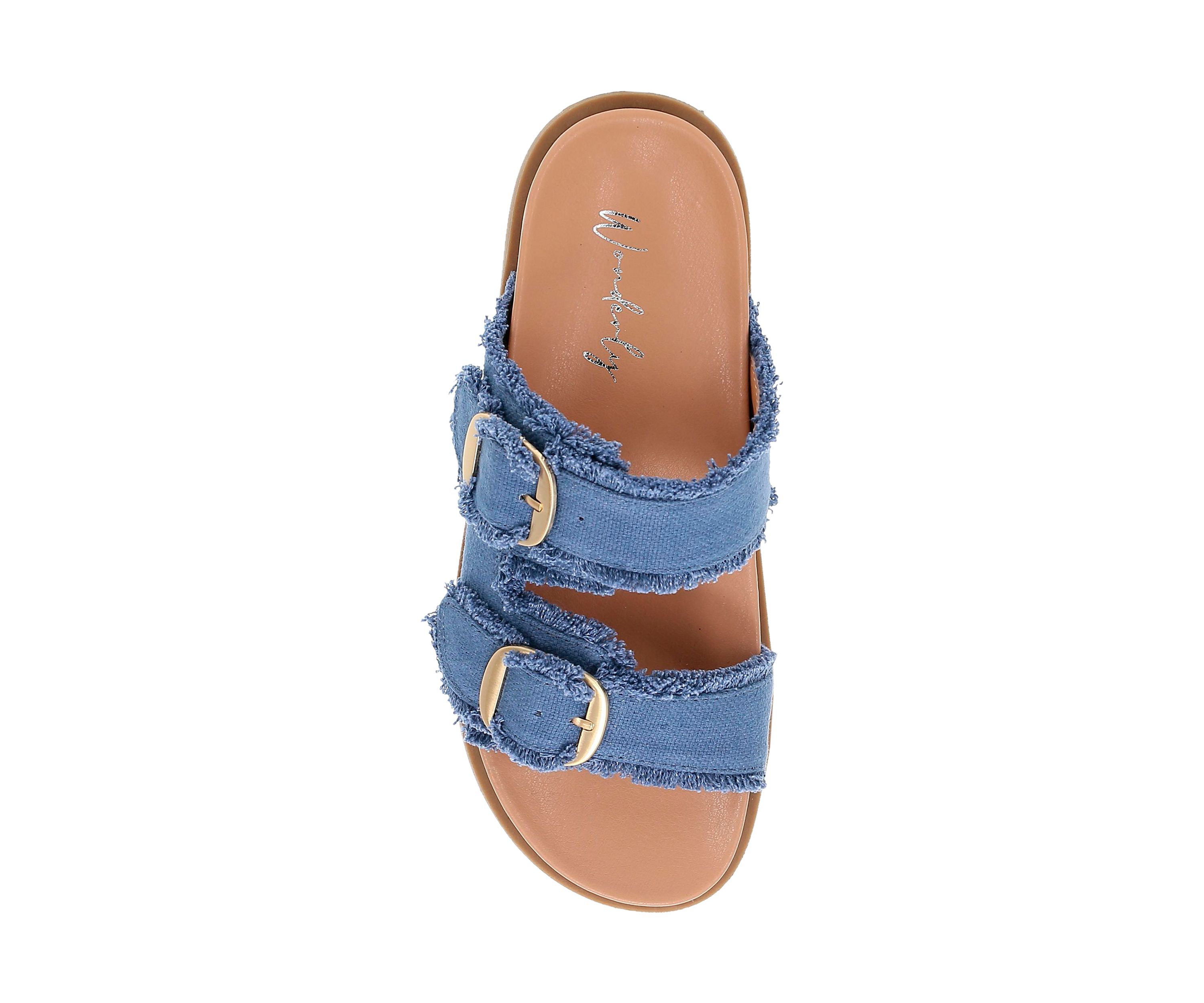 Golden Footbed Sandals