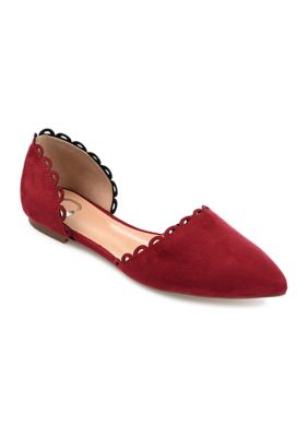 Journee Collection Women's Jezlin-Wd Flats, 7W