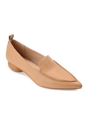 Journee Collection Women's Maggs Flats, Tan, 12M