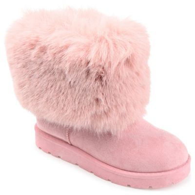 Journee Collection Women's Shanay Boots, Pink, 8M