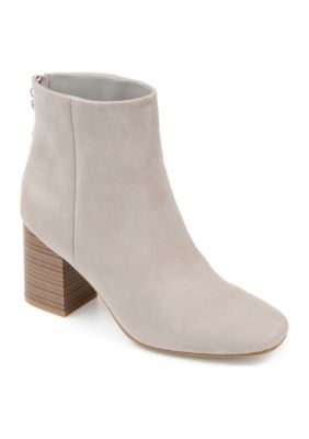 Journee Collection Women's Audrina Booties, Grey, 9M