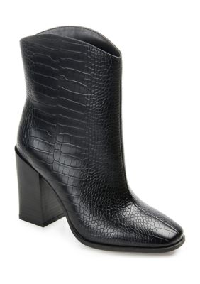 Journee Collection Women's Brekinn Booties, Black, 11M