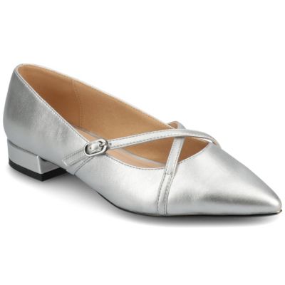 Journee Collection Women's Camby Dress, Silver, 7M