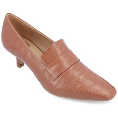 Journee Collection Women's Celina Dress, Brown, 12W