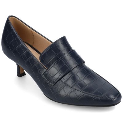 Journee Collection Women's Celina Dress, Navy Blue, 12W