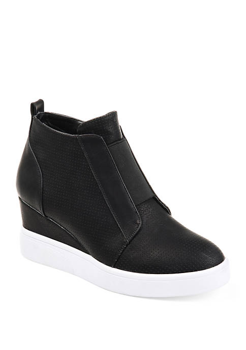 Journee Collection Clara Wedge Fashion Sneakers