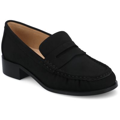 Journee Collection Women's Danna Casual, Black, 8M