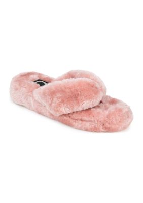 Isotoner Women's Boxed Velour Bethanie Hoodback Slippers | belk