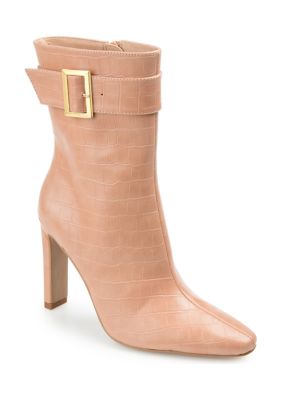Journee Collection Women's Elanie Booties, Tan, 12M