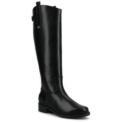 Journee Collection Women's Gema Wide Calf Boots, Black, 12M