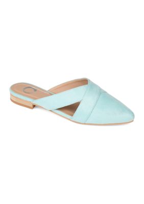 Journee Collection Women's Giada Mules, Mint, 7.5M -  0052574779738