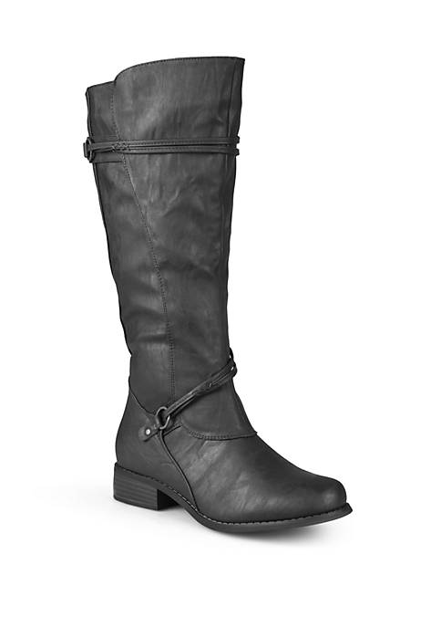 Journee Collection Extra Wide Calf Harley Boot