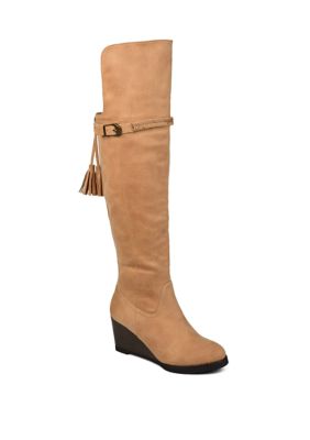journee collection jezebel women's wedge boots