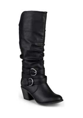 designer wide calf boot