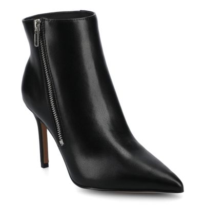 Journee Collection Women's Leyna Booties, Black, 12M