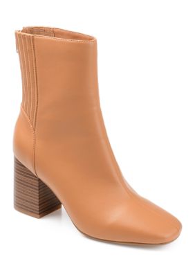 Journee Collection Women's Maize Booties, Tan, 12M