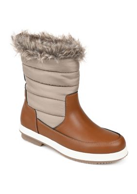 Journee Collection Women's Marie Boots, Brown, 6M