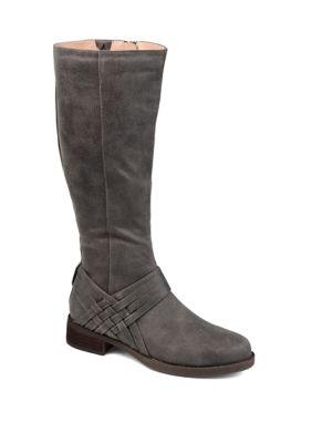 Belk boots wide on sale calf