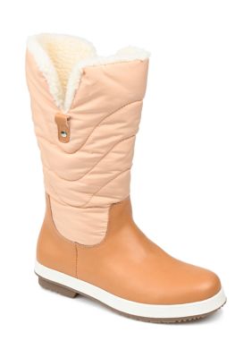 Journee Collection Women's Pippah Boots, Tan, 7.5M