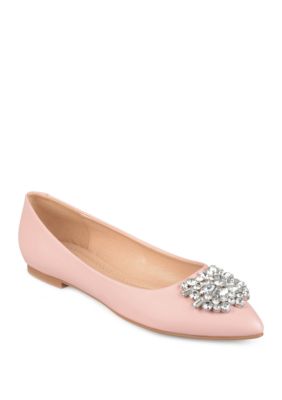 Journee Collection Women's Renzo Flats, Pink, 12M