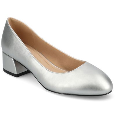 Journee Collection Women's Saarii Dress, Silver, 8.5W