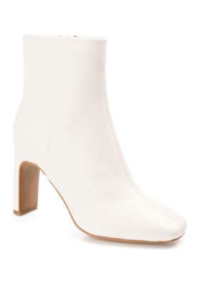 Journee Collection Women's Sarla Booties, White, 11M