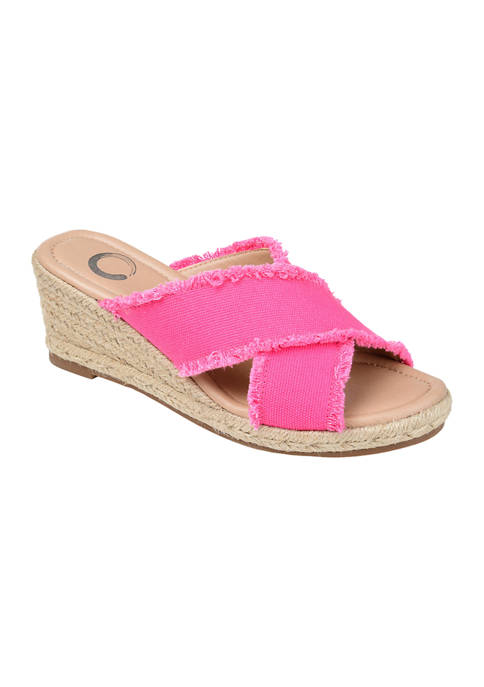 Journee Collection Comfort Foam&trade; Shanni Wedge Sandals