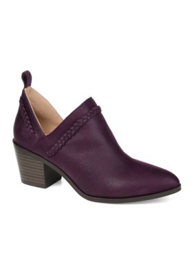 Journee Collection Women's Sophie Booties, Purple, 5.5M -  0052574703719