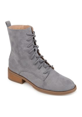 Journee Collection Women's Vienna Booties, Grey, 8.5W